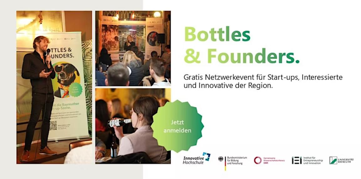 Bottles & Founders: JUNG & BILLIG – Der Treffpunkt der Bayreuther Gründungsszene