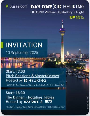 DAYONE x HEUKING Venture Capital Day & Night Düsseldorf