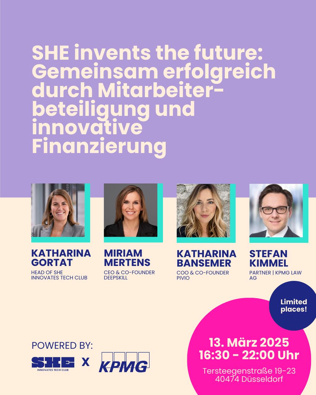 SHE invents the future: Gemeinsam erfolgreich durch Mitarbeiterbeteiligung